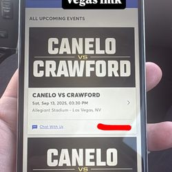 Canelo Vs Crawford In Vegas