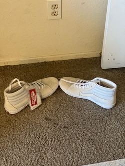 Vans white high tops
