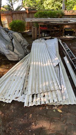 Used plastic sheets. Free
