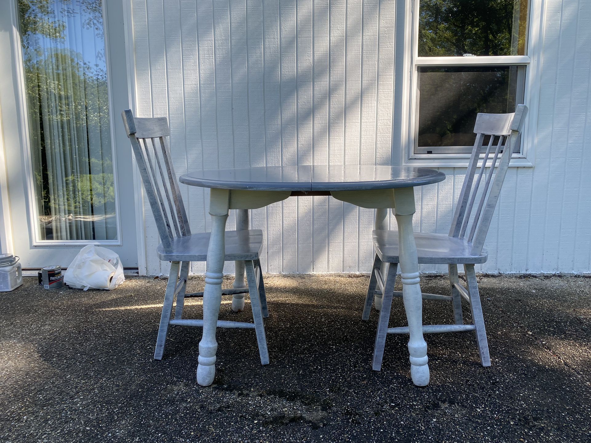 Beautiful Farmhouse Table and Chairs Set