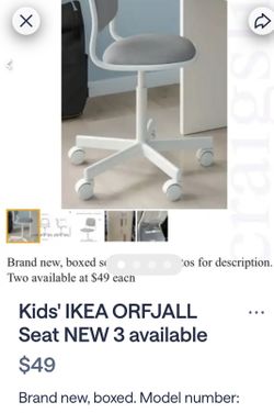 Kids IKEA Desk Chair.