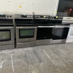 Electric Glass Top Stainless Steel Stove, Range, Estufas , Cocinas