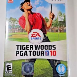 Tiger Woods PGA Tour 10 Game New & Sealed! Nintendo Wii