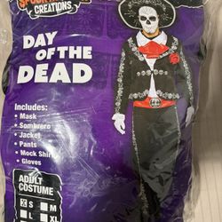 Men’s Day Of The Dead Costume