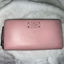 Large Kate Spade Wallet Light Pink