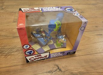 The Simpsons McFarlane, Itchy & Scratchy Cape Feare: Spay Anything Box Set, Unopened