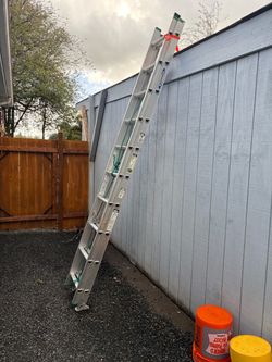 Werner D1220-2 20-foot aluminum extension ladder