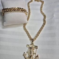 Men Set 14K Gold Laminated Prices on The Description