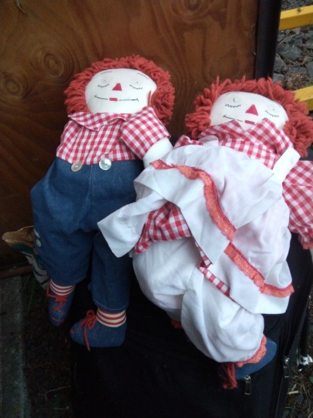 Raggedy Anne And Andy Child Size Good Shape