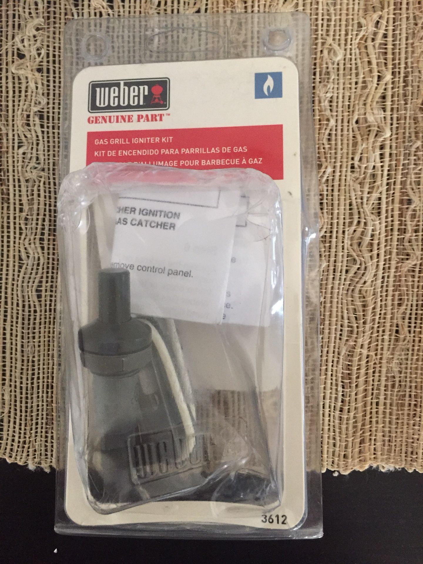 Weber igniter switch part #3612