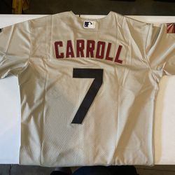 Arizona diamondbacks #7 Carroll Jerseys adult Sizes Large & XL 