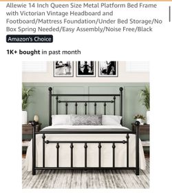 14” Queen Bed Frame