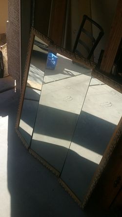 3 piece antique mirror