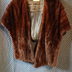 Mink Fur Wrap Stole Medium Made In Tacoma By Larchmont Furrier