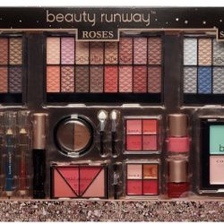 Beauty Runway 89 Piece Nudes,roses Y Smokey Cosmetic Gift Set 