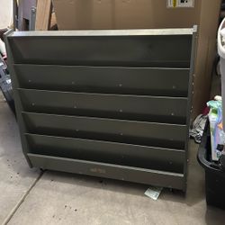 Double Sided Book Case With Wheels ECR4Kids