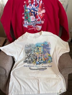 Disneyland 60th Anniversary T-Shirts Set of 2