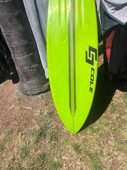 Surfboard Cole 6'0 2.75 36 liter 2 plus one mayhem  fins