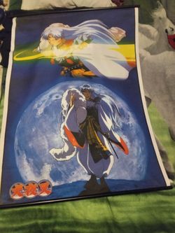 Vintage Inuyasha Wall Scroll of Sesshomaru