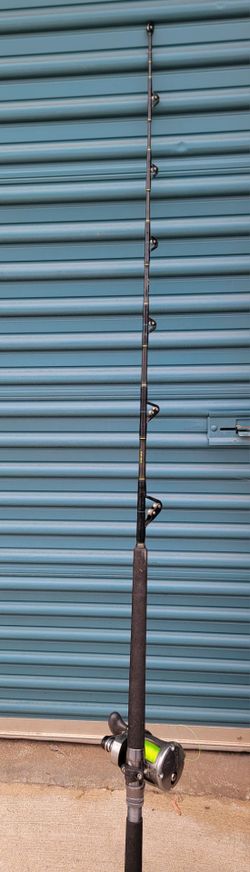 Ocean fishing rod Seeker Black Steel Graphite with  Tyrnos 30 l I