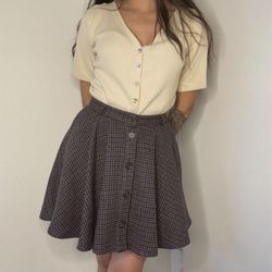 Plaid Skirt