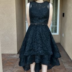 Black Lace Cocktail Dress