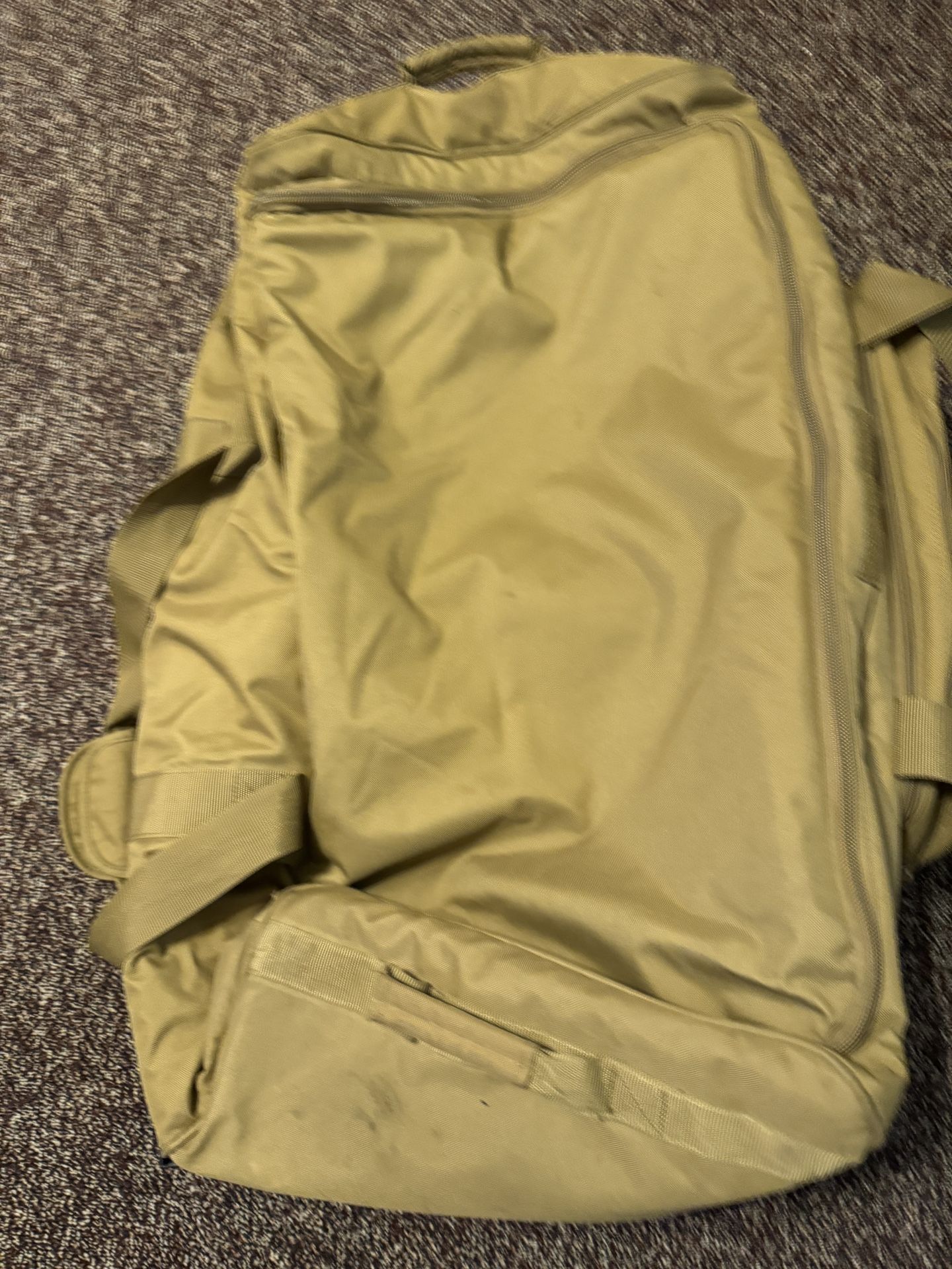 Heavy-Duty Tactical Rolling Duffel Bag (Military Style) — Backpack + Roller Combo