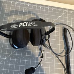 PCI Race Radio Head Gear Wired For Trax