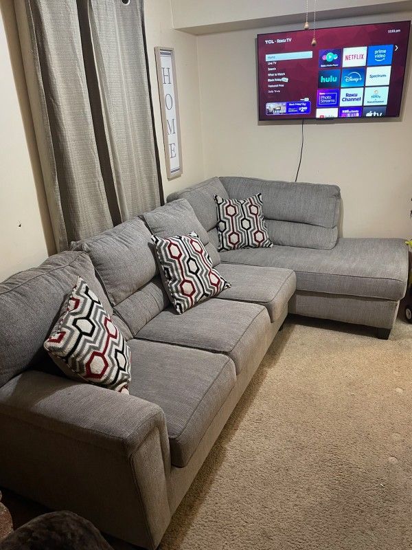 Grey Sectional Couch