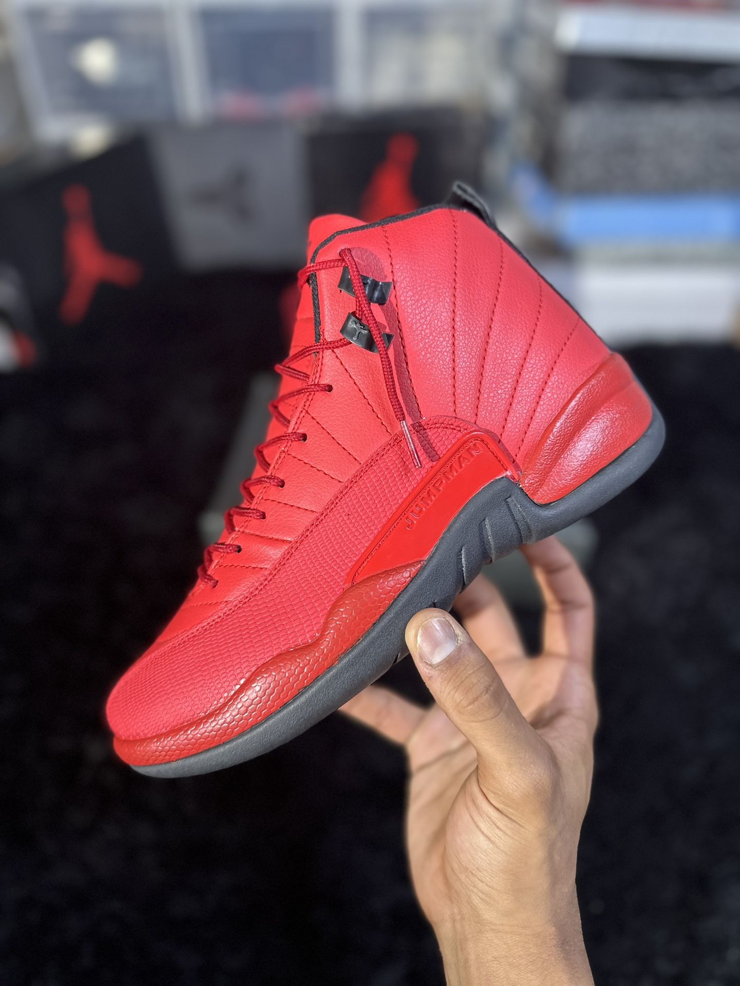 “Angry Red” Jordan 12s 8/M, 9.5/W 😡
