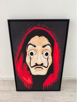 Money Heist Canvas 40 inches tall