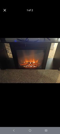 Fireplace TV stand