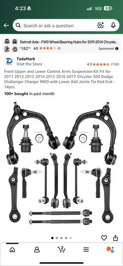 Control Arms Suspension Kit
