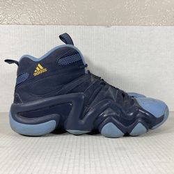 Adidas Crazy 8 Kobe Bryant Denver Nuggets Size 11 Mens Shoes Blue Yellow USED