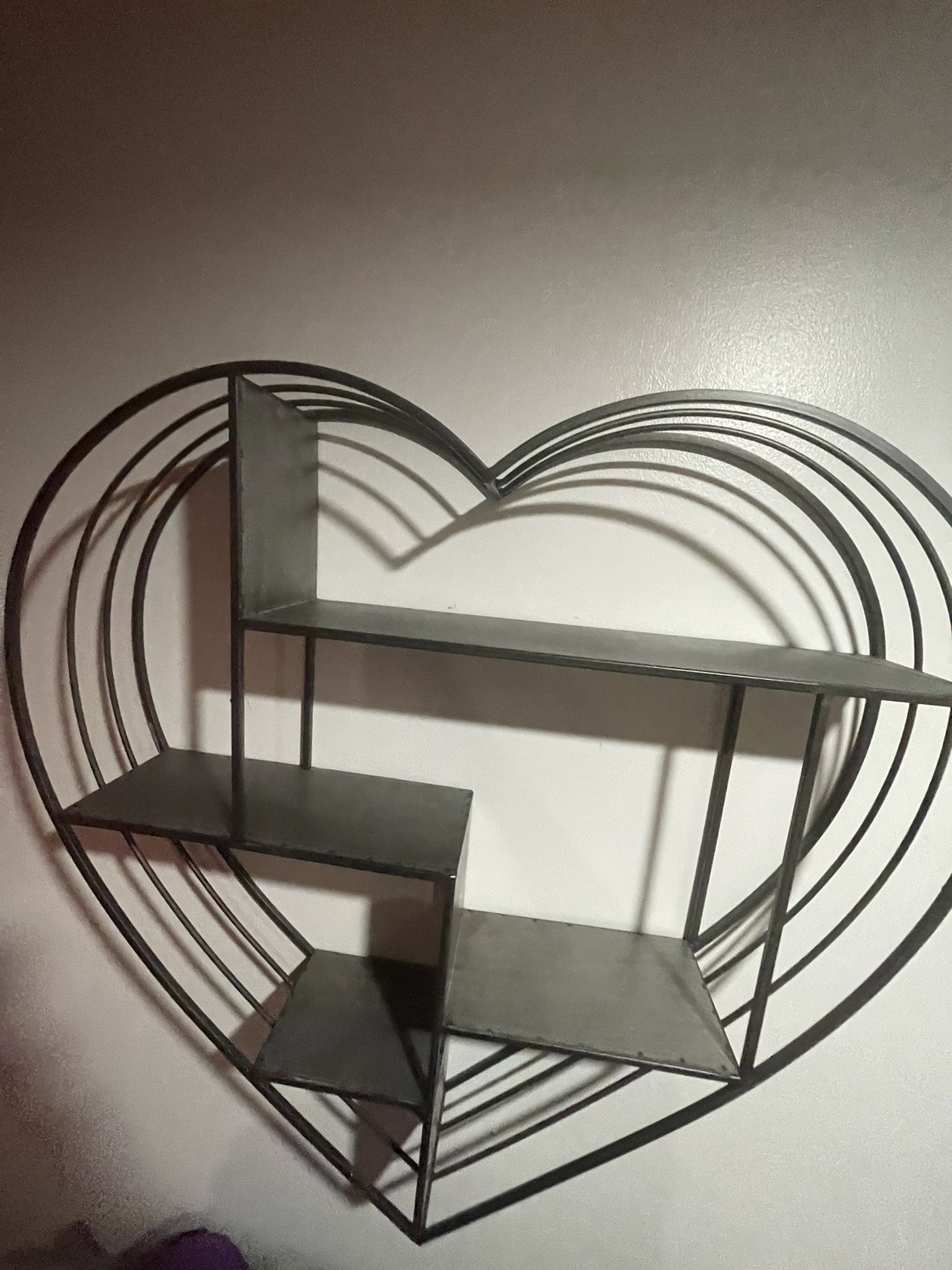 Unique Heart Shelf Wall Mounted