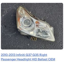 Right Front Head Light Infinity 