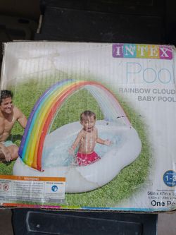 New baby rainbow pool