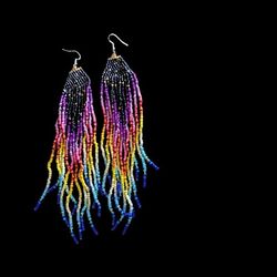 Handmade Glass Beaded Earrings