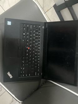 PICK UP ONLY  Lenovo T490 works perfectly fine   It has a little charge but if possible bring charger for testing   Intel Core i5 V-pro 8th gen 1 tb h