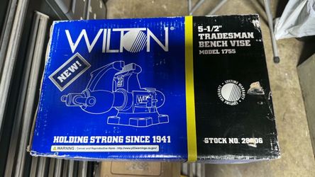 Wilton 5-1/2" Tradesman Bench Vise (Model 1755, Stock No. 28806).