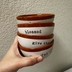 Gratitude bowls ceramic