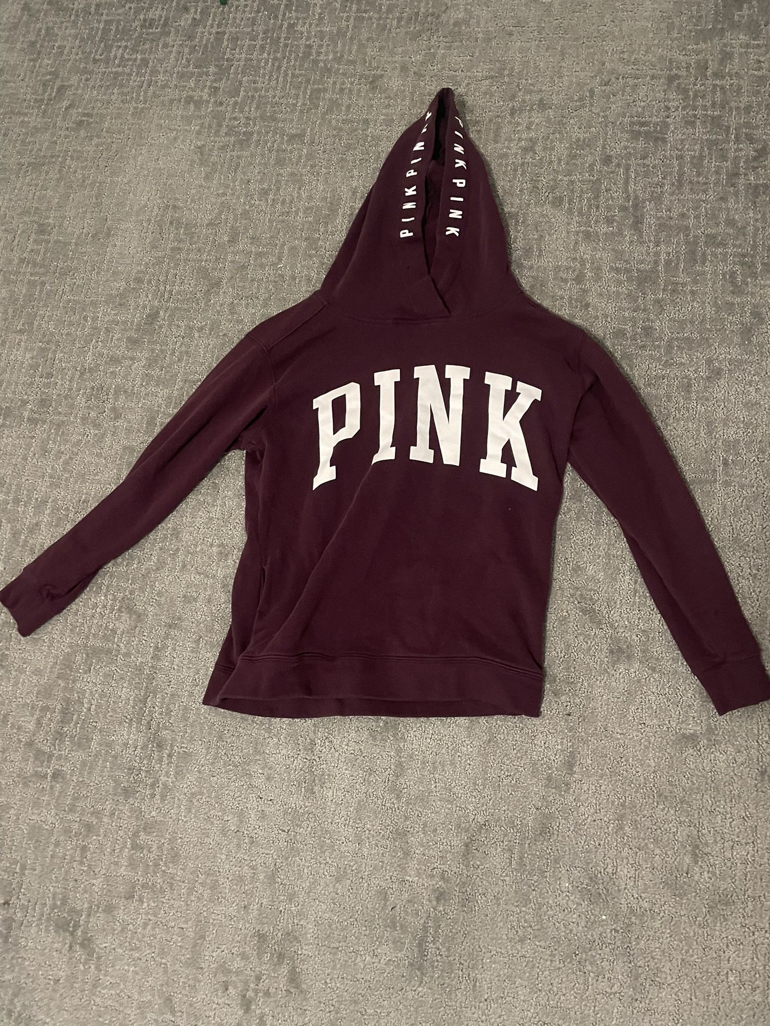 Pink Burgundy Hoodie