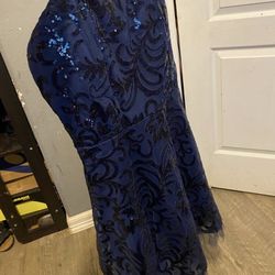 Navy Blue Dress, Size L