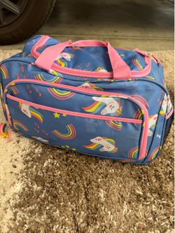 Unicorn and Rainbow Kids Play Tent with Carrying Bag