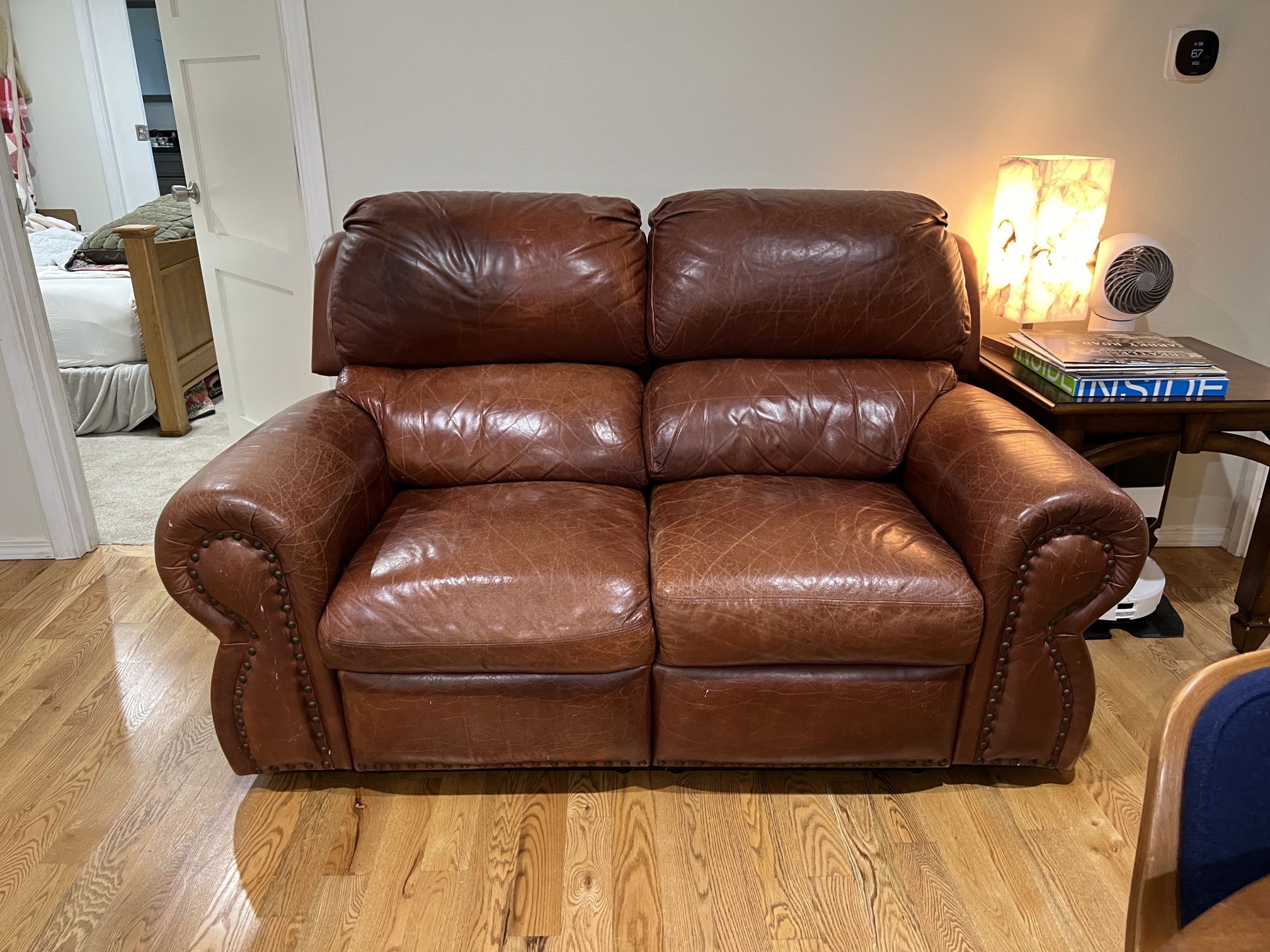 Genuine Leather Couch