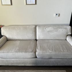 Suede Sofa