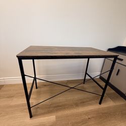desk and chair