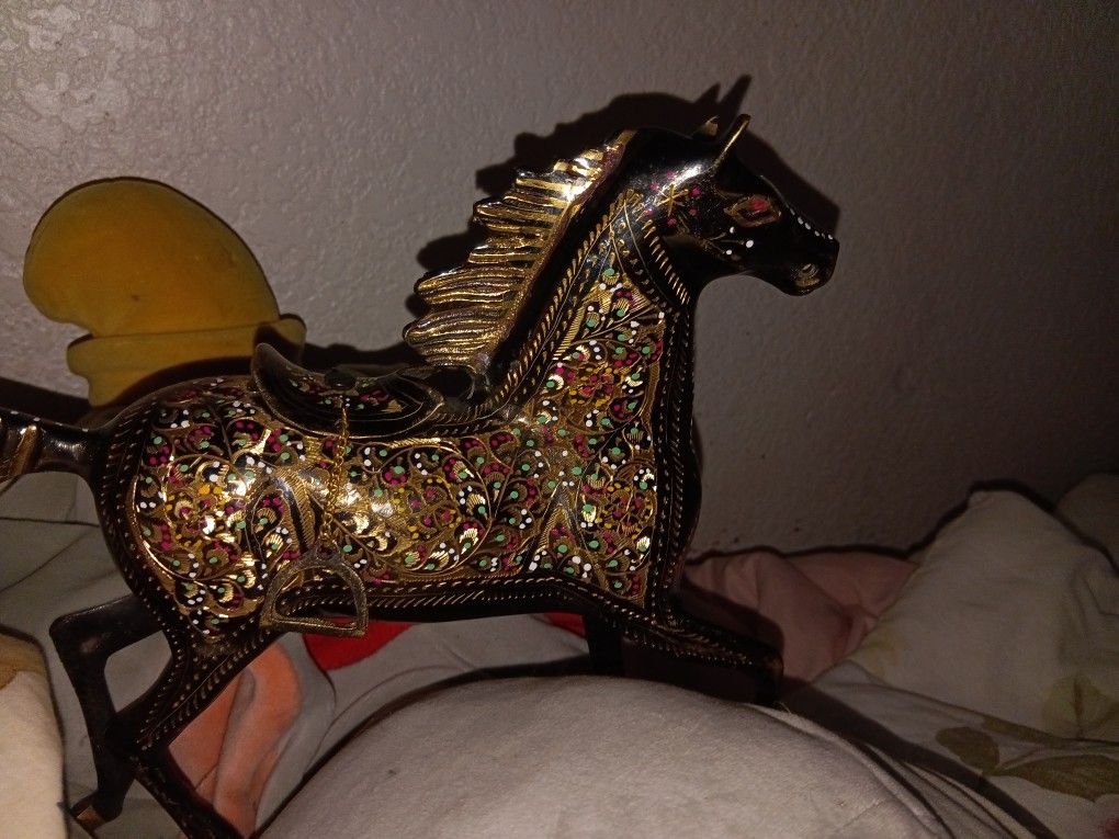Brass Vintage Horse