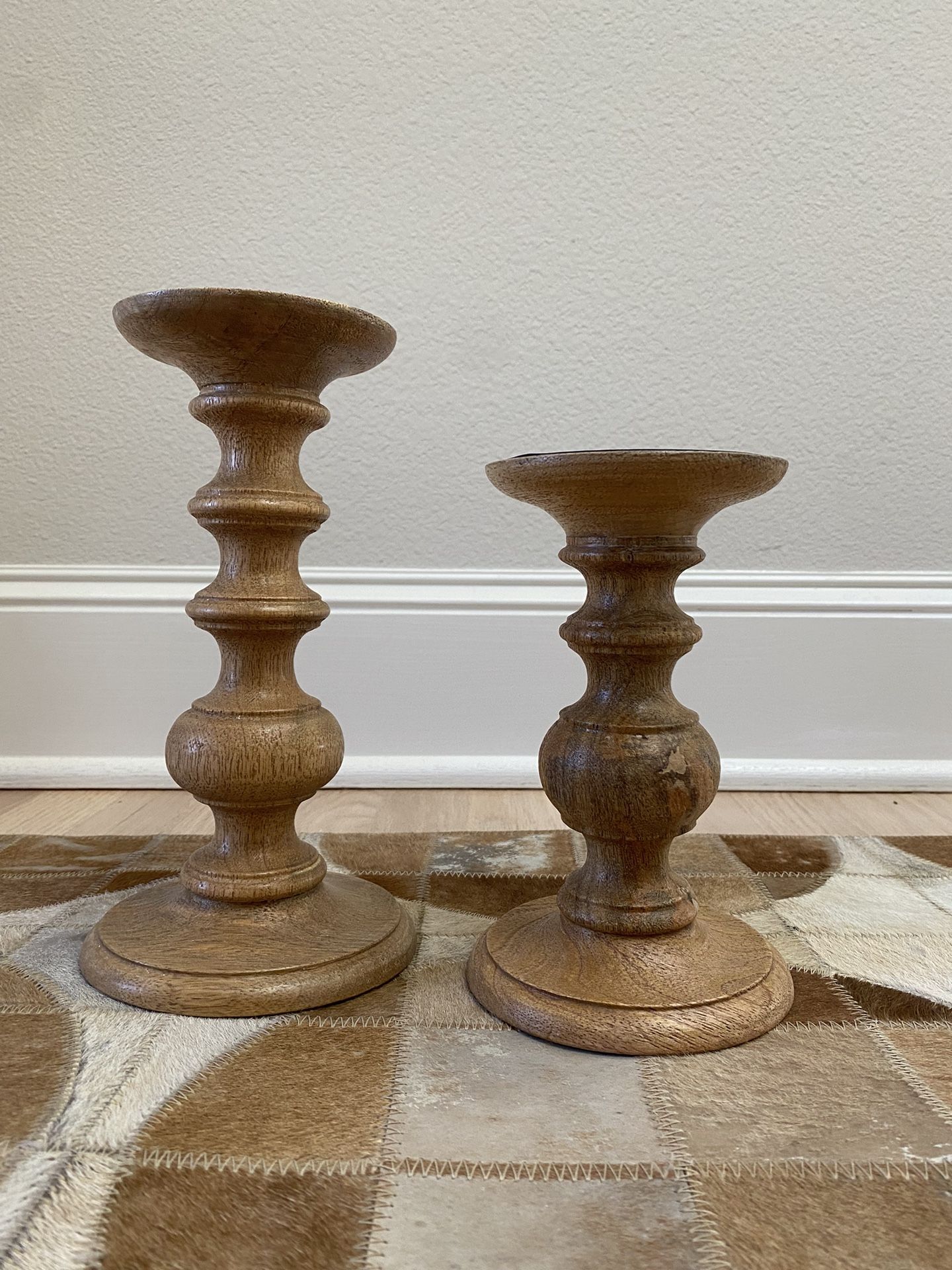 World Market Pillar Candler Holders