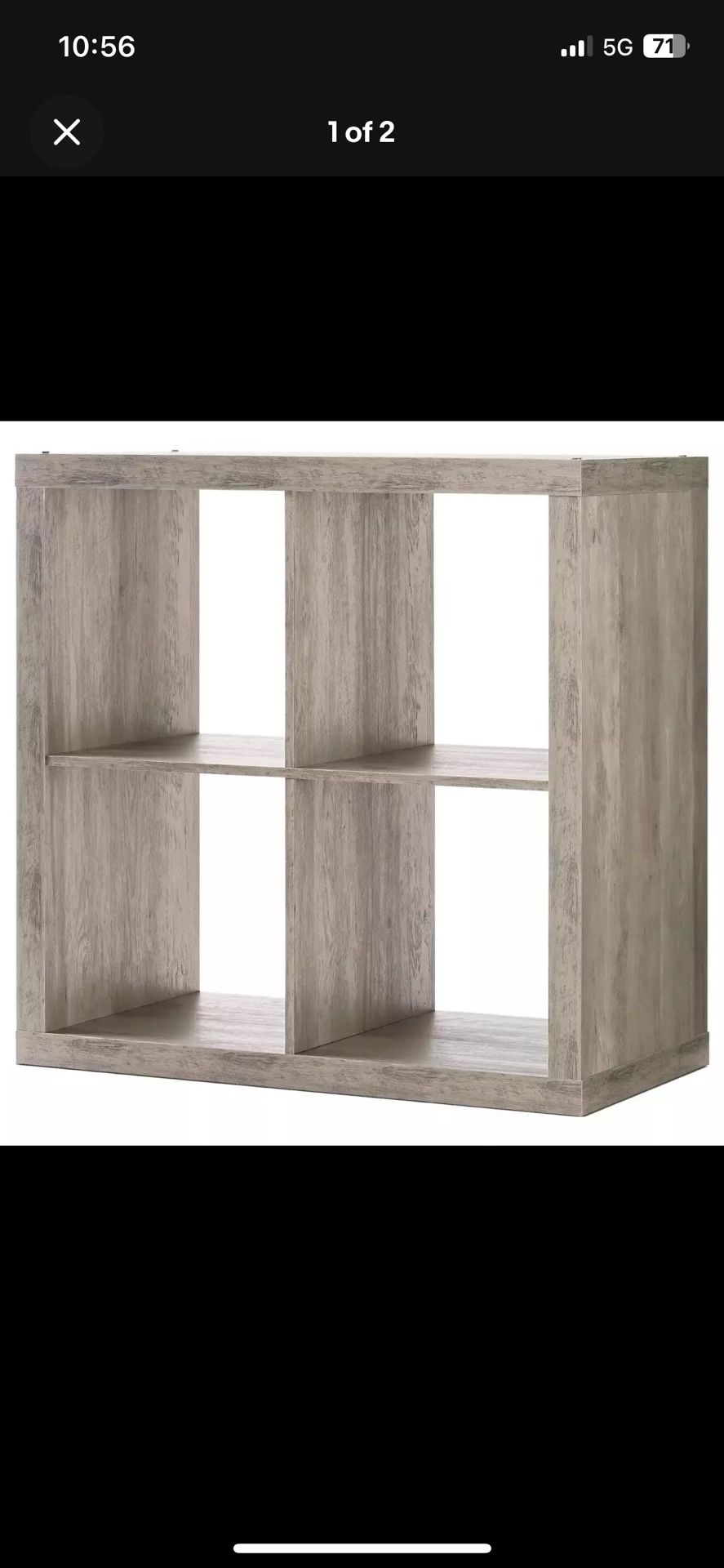 4 Cube Storage Rustic Gray Organizer Better Homes Gardens Bookcase